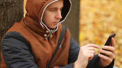 Young man playing game Stock Footage 68740066