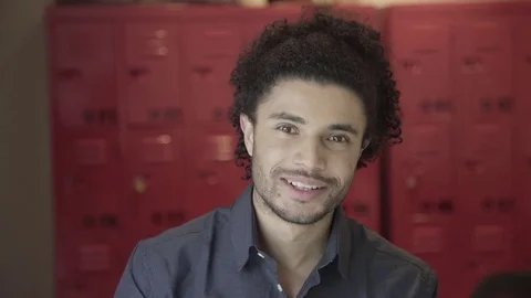 Young man, portrait Stock Footage 75795190