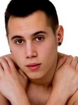 Young man portrait Stock Photos