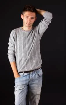 Young man portrait Stock Photos
