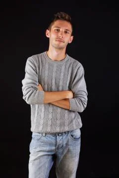 Young man portrait Stock Photos