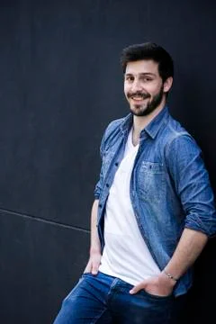 Young man, portrait Stock Photos