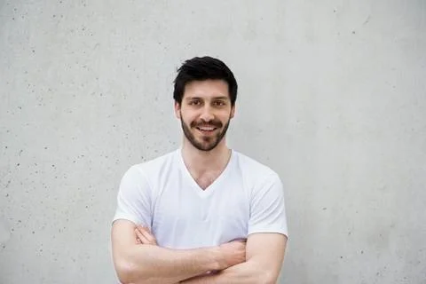 Young man, portrait Stock Photos