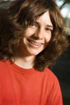 Young man posing and smiling Stock Photos