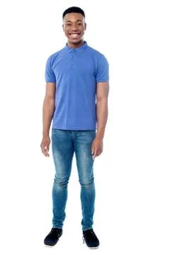 Young man posing casually Stock Photos
