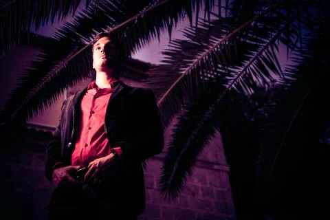 Young Man Posing 写真素材