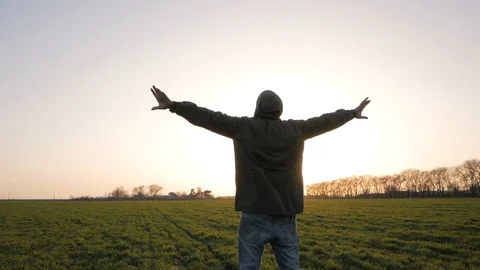 Young man practice wushu Stock Footage 88414176
