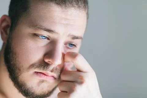 Young man with a problem Stock Photos
