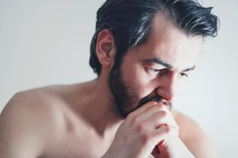 Young man with a problem Stock Photos