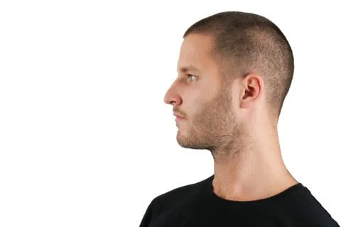 Young Man In Profile Stock Photos