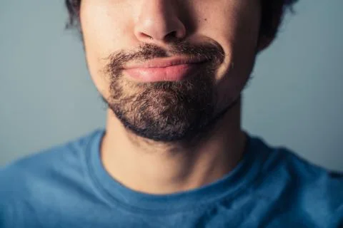 Young man pulling faces Stock Photos