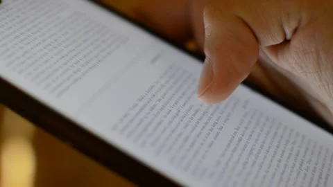 Young man read iphone ebook on screen. phone display with e book. 스톡 동영상 249823476