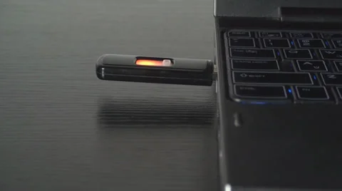 Young Man Removing USB Stick Laptop,Technology,Information,Data,Point Of View Stock-Footage 36793209