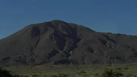 Young Man Running Toward Camera In Mountain Landscape Video stock 332245509