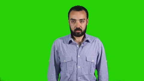 Young man shocked. Stock Footage 92732777