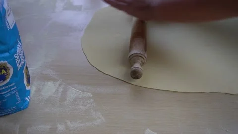 A Young Man Show How to made Home Fresh Pasta Stock Footage 149127476