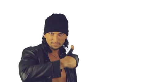 A young man shows that everything is fine Video stock 41339833