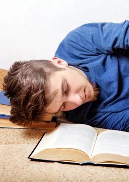 Young Man sleeping Stock Photos