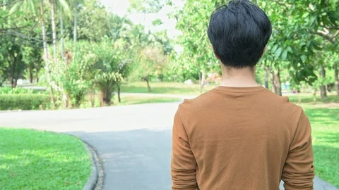 Young man smile at camera. Stock Footage 92286098
