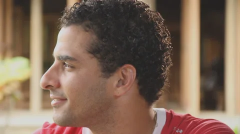 Young man smiling Stock Footage 38758831