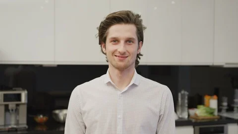 Young man smiling Stock Footage 99942037