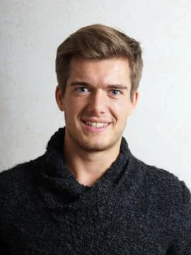 Young man smiling Stock Photos