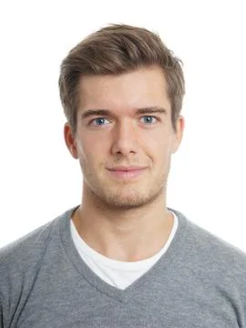 Young man smiling Stock Photos