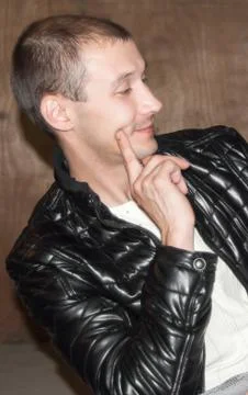 Young man smiling Stock Photos