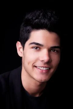 Young man smiling Stock Photos