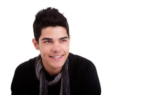 Young man smiling Stock Photos
