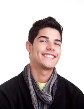 Young man smiling Stock Photos