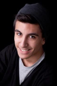 Young man smiling Stock Photos