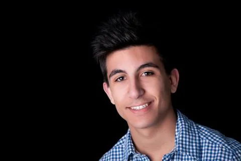 Young man smiling Stock Photos