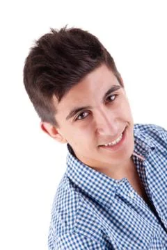 Young man smiling Stock Photos