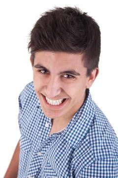 Young man smiling Stock Photos