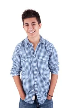 Young man smiling Stock-Fotos