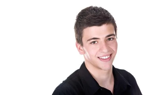 Young Man Smiling Stock Photos