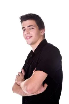 Young Man Smiling Stock Photos