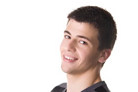 Young Man Smiling Stock Photos