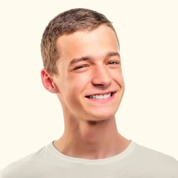Young Man Smiling Stock Photos