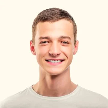 Young Man Smiling Stock Photos