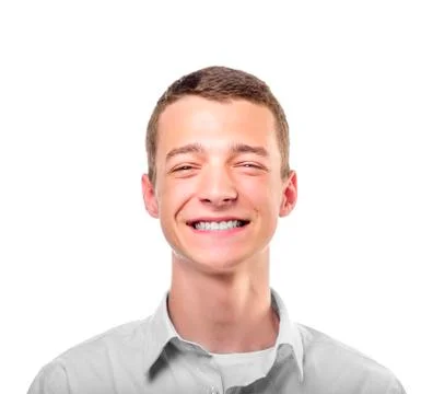 Young Man Smiling Stock Photos