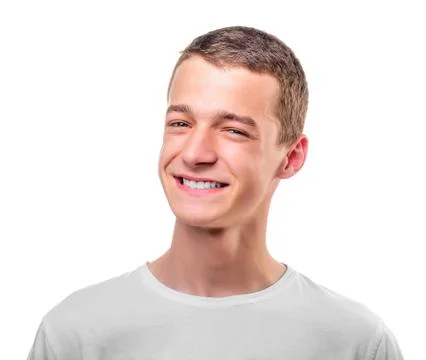 Young Man Smiling Stock Photos