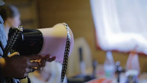 Young man speaking Stock Footage 86510814