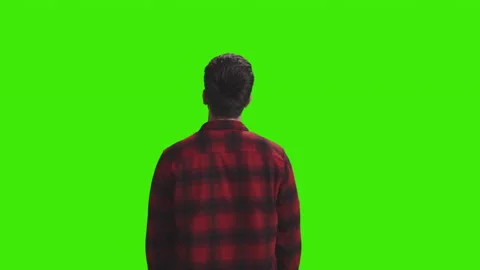 Young man standing alone Stock Footage 172890301