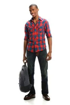 Young man standing Stock Photos