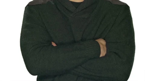 Young man stares. Stock Footage 58609611