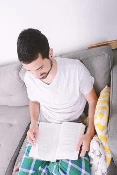 Young man studying. Stock Photos