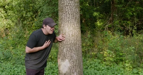 A young man suffered a heart attack after his morning run due to an unhealthy Stock Footage 347026122