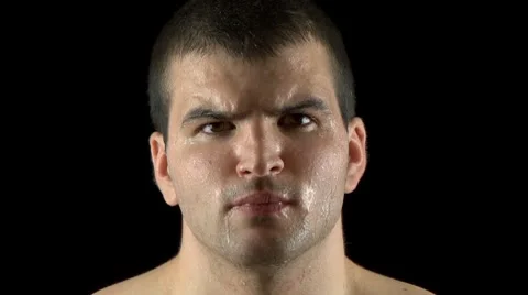 Young Man Sweating Stock Footage 7902265